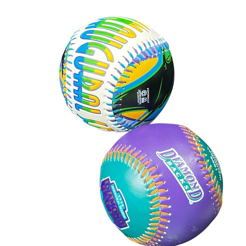 1998 Tampa Bay Devil Rays Arizona Diamondbacks Inaugural Season baseballs lot